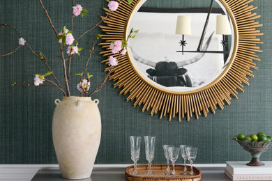 Inspiration for a transitional home design remodel in Boston