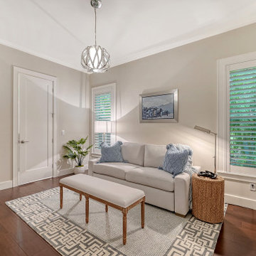 Coastal Contemporary Sitting Room — Oyster Bay Landings Sarasota