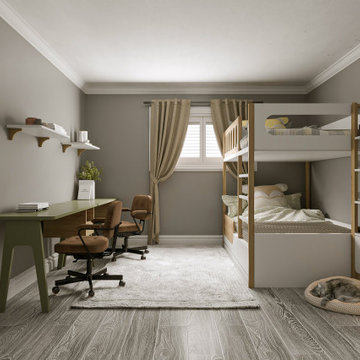 South Bay Area Custom-made Kid Bedroom in $10k
