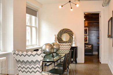 Inspiration for a transitional dining room remodel in Toronto