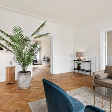 Komplet indretning af villa på Østerbro