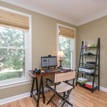 White Windows in Pleasant Home Office - Renewal by Andersen Georgia