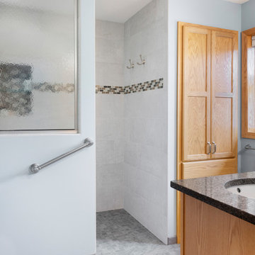 Universal Design Bathroom Remodel | Coon Rapids, MN | White Birch Design LLC
