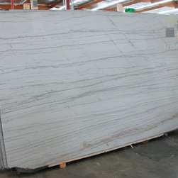 Book Matched White Macaubas - Kitchen Countertops