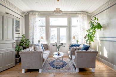 Living room - victorian living room idea in Stockholm