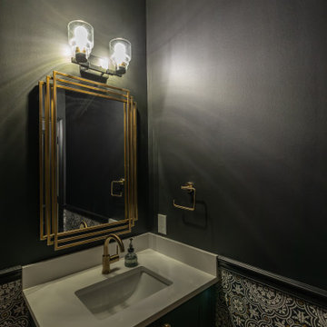 Overland Park Kitchen Remodel with Pantry Addition + Speakeasy Powder Bath