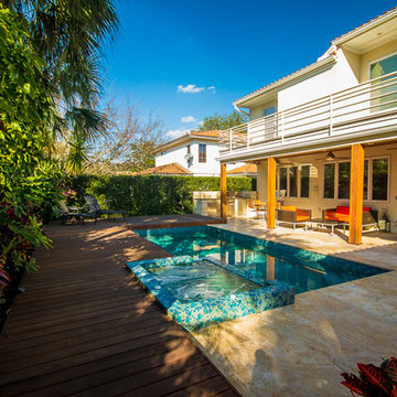 Contemporary Remodeled Outdoor Living Space