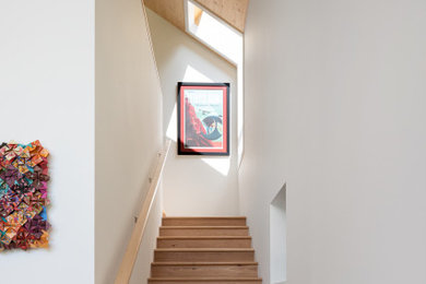 Mountain style staircase photo in Vancouver