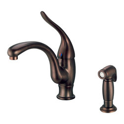 Danze Antioch&trade; Single Handle Kitchen Faucet with Spray - Kitchen Faucets