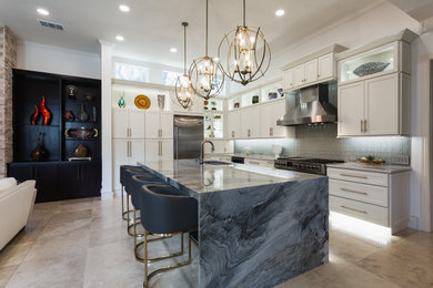 Trendy kitchen photo in Dallas