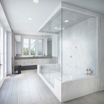 Adding Dramatic Effects to Spaces, Modern Bathroom Renovation in Union City, CA
