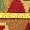 Oriental Geometric Flat-Woven Affordable Persian Area Rug, Multi, 4'10"x3'7"