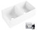 Austen Crisp White Fireclay 33" Double Bowl Farmhouse Apron Kitchen Sink