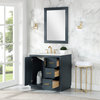 Gazsi Classic Blue Bathroom Vanity Set, 36", With Mirror