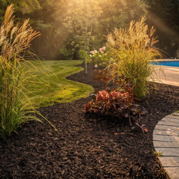 Landscape Design Hardscape Installation Clifton Park, NY Pool Deck