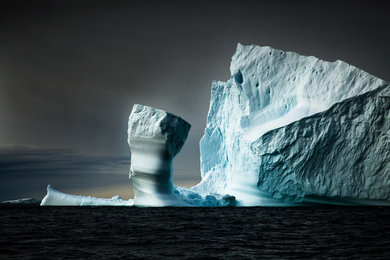 limitierte Edition, Eisbergbilder aus Grönland auf Metal