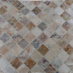 Elegant Mexican 8" x 8" Travertine Tile - Products