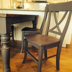 Grey French Country Dining Set - Dining Sets