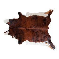 Pergamino Brindle White Belly Cowhide Rug, Extra Large