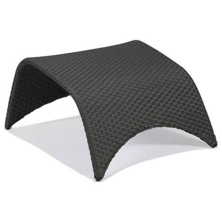 Malibu Stack Lounge Ottoman, Slate
