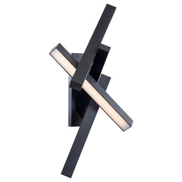 Modern Forms WS-64832 Chaos 32"  Tall LED Wall Sconce - Black