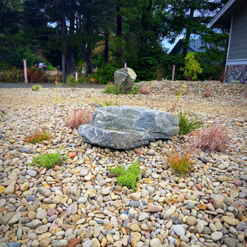Xeriscape Install With Dry Creek + Locally-Sourced Landscape Boulders
