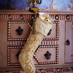 Sudha Pennathur Partridge Christmas Stocking - Christmas Stockings And Holders