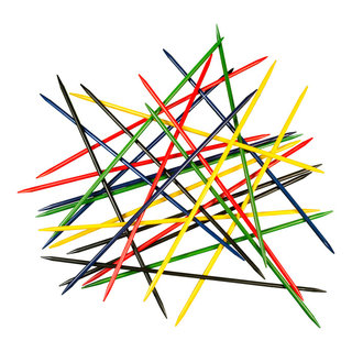 Jumbo Pick Up Sticks Set of 25 Colorful 31 Inch Long Kids Game Indoor Outdoor 
