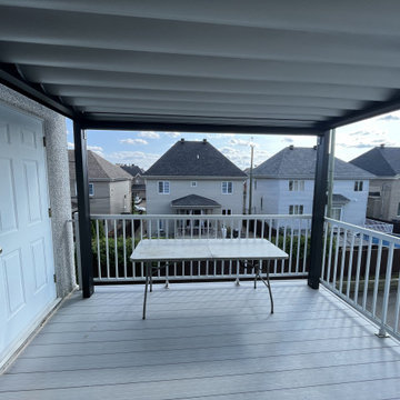 Pergola à toit rétractable