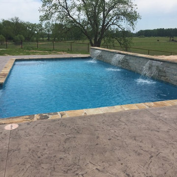Custom Pool on a Ranch