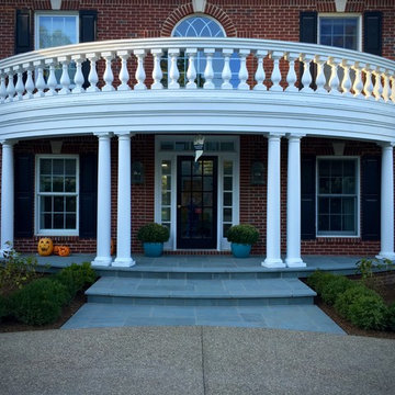 After - Front Entrance to Georgian Home