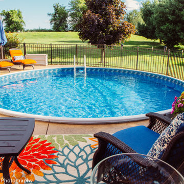 Hammond, WI Semi-In Ground Pool