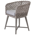 Universal Furniture - Universal Furniture Coastal Living Outdoor Saybrook Dining Chair - The Saybrook Dining Chair is defined by an ultra-textured wicker bucket seat, which is supported by a sleek aluminum frame.