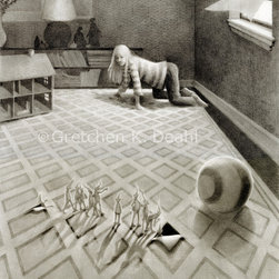 ART: "The Playroom Floor" Print - Kids Decor