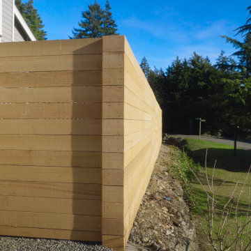 Full Panel Horizontal Cedar Fence