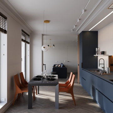 Living Area. Apartment In Vilnius