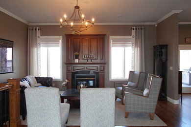 This is an example of a transitional home design in Other.