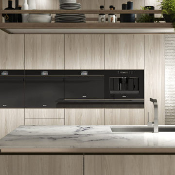 kitchen folding door system