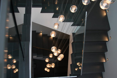 Trendy staircase photo in Vancouver