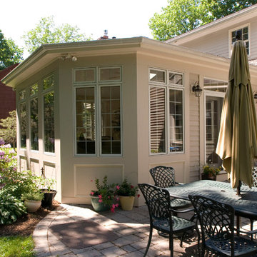 A Sunroom that solves a new Kitchen