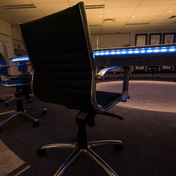 LED Lighting.  Thin Table Top.  Comfort Considered.  Office Furniture.  Boardroo - Products