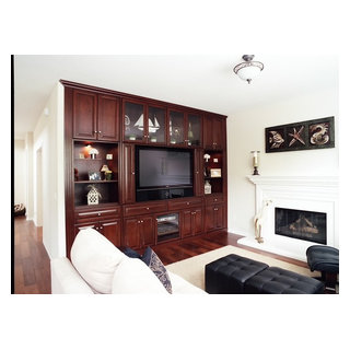 Entertainment Centers & Built-in Niches - Transitional - Family Room ...