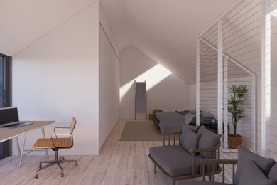 Design ideas for a contemporary home design in Adelaide.