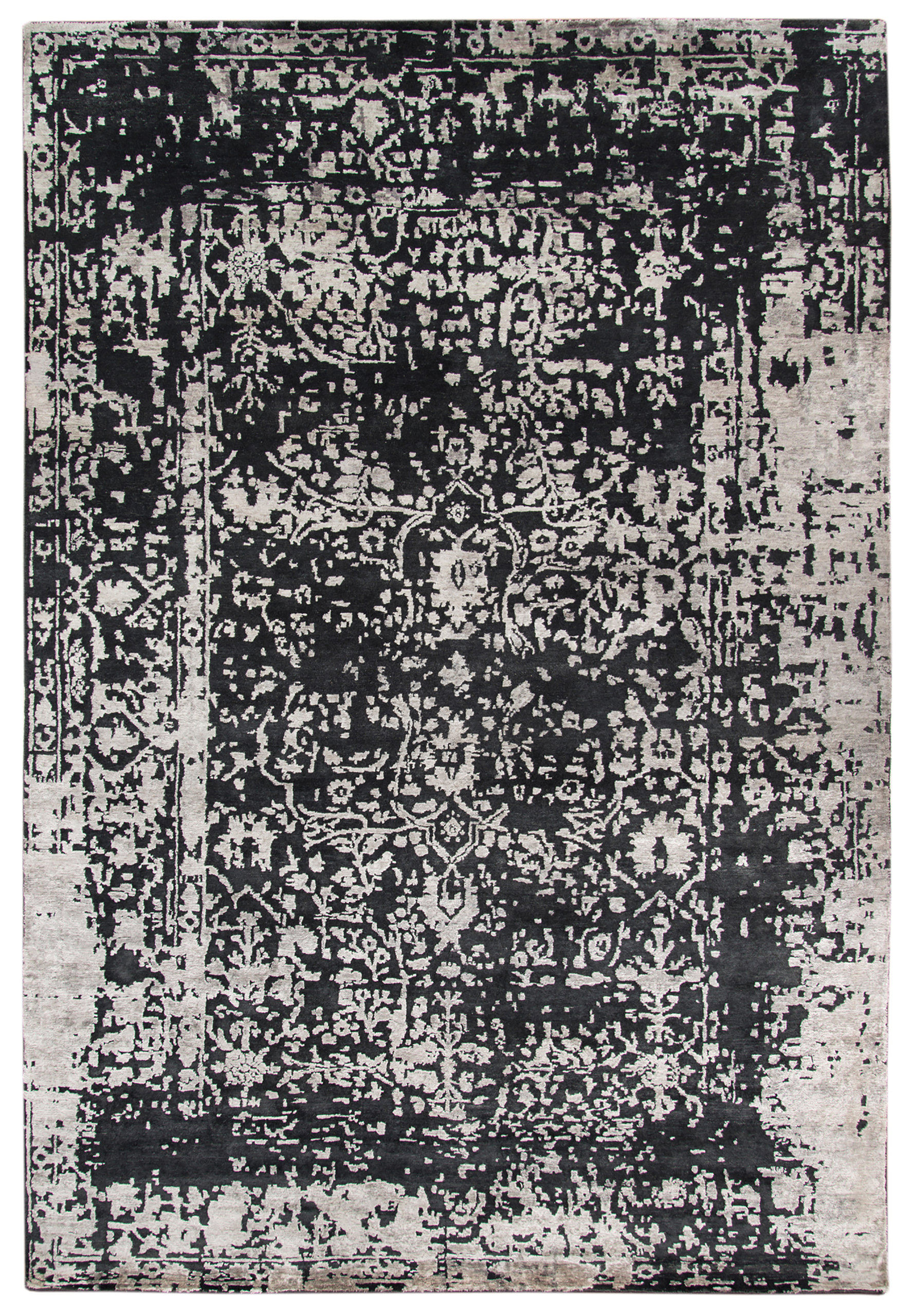 Marlette Crissan Bordered Hand-Knotted Wool Area Rug, 2'x3 ...