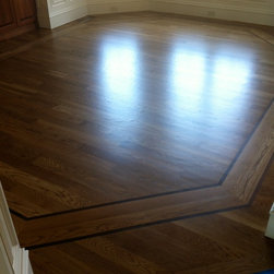 White Oak Select With Custom Border - Hardwood Flooring
