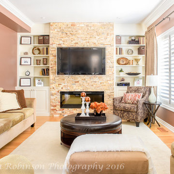 Warm and Cozy Living Room Photo-Shoot