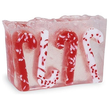 Candy Cane Shrinkwrap Soap Bar