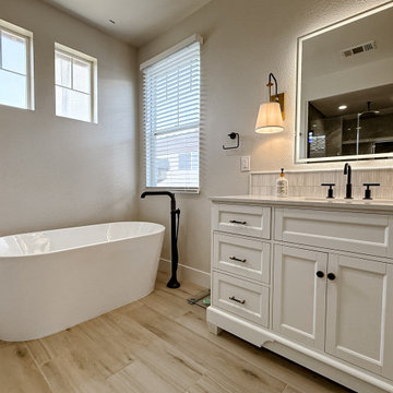 Modern Spa-Inspired Primary Bathroom Transformation