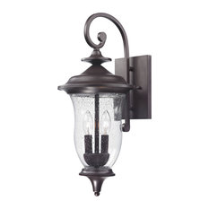 Thomas Lighting 8002EW Trinity 2 Light 22" Tall Outdoor Wall - Oil Rubbed