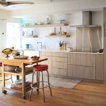 Modern Kitchen in New York Townhouse